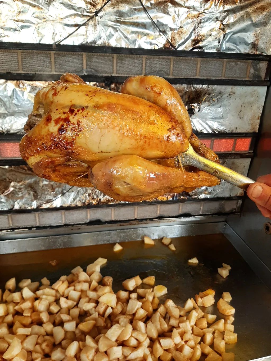 poulet aux pommes de terre